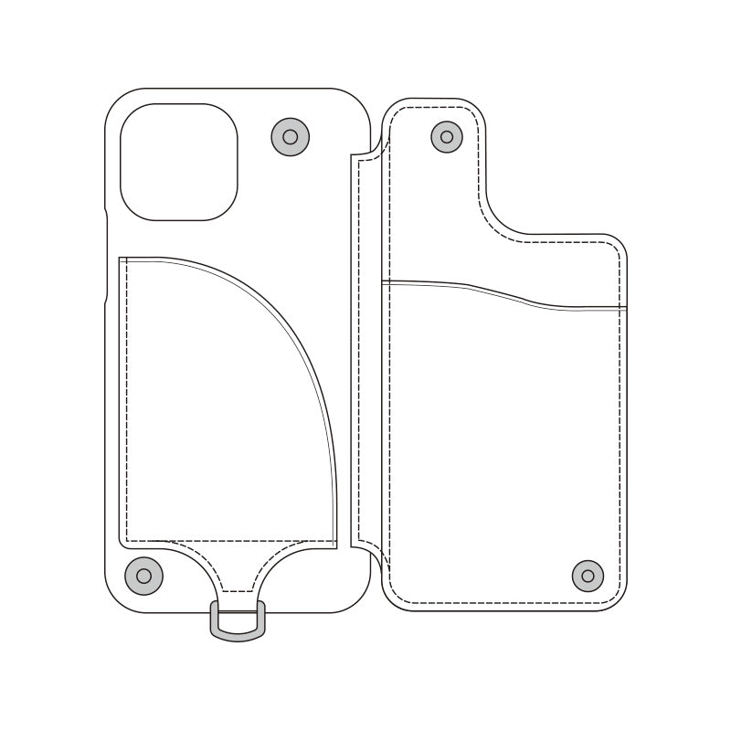 背面手帳型シリーズ 名入れオプション
