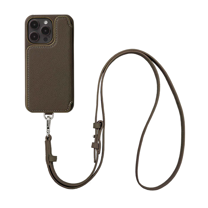 POCHE FLAT ストラップセット iPhone15Pro