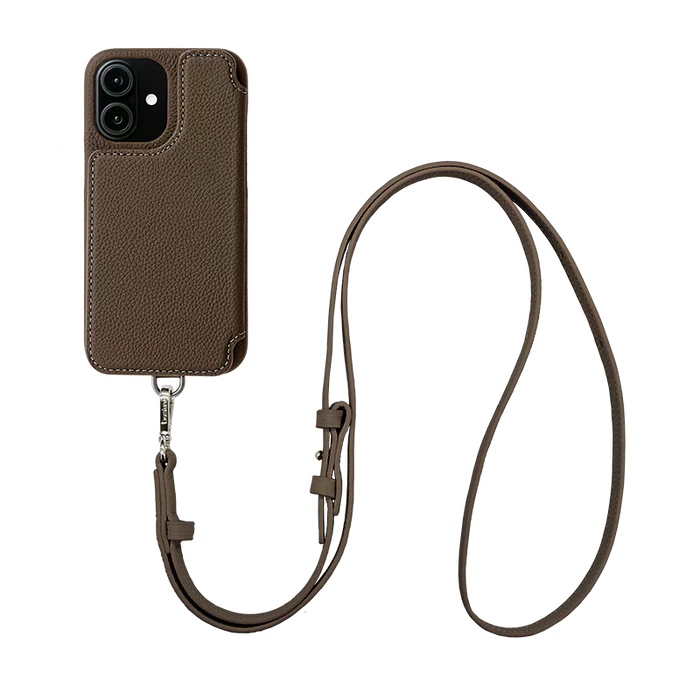 POCHE FLAT ストラップセット iPhone16