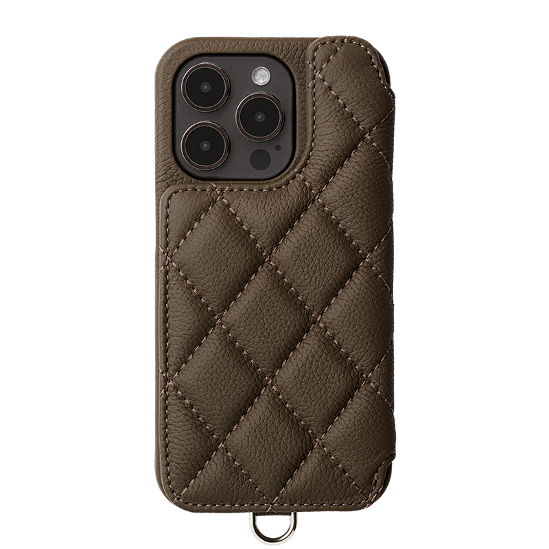 SOPH.別注 24SS BALLON LEATHER QUILTING PHONE CASE for iPhone14Pro 