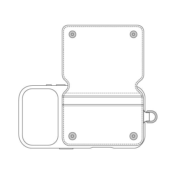 背面手帳型シリーズ 名入れオプション (iPhone 17Pro、17ProMax)