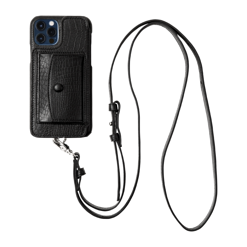 POCHE CROCO (with button) iPhone11Pro