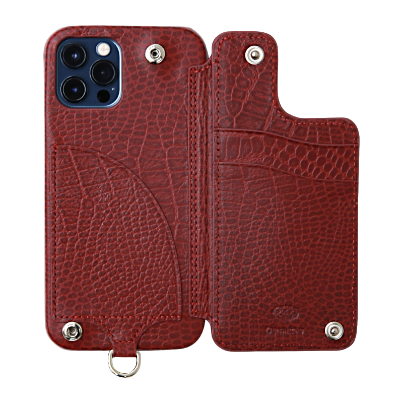 POCHE CROCO (with button) iPhone11Pro