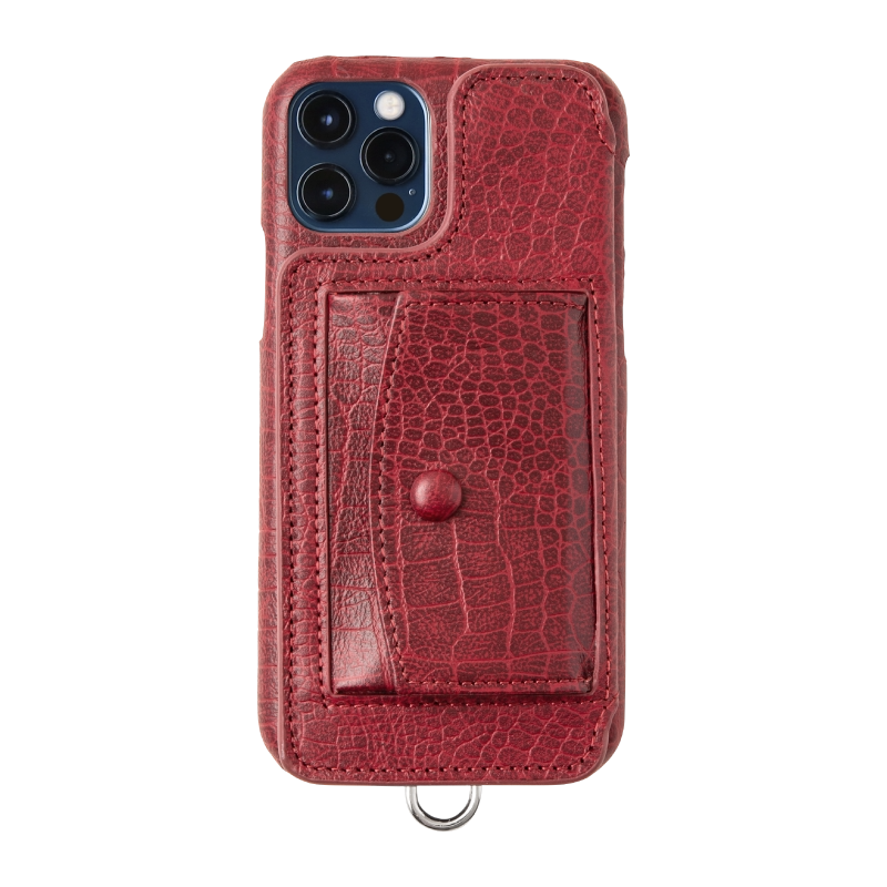 POCHE CROCO (with button) iPhone11Pro