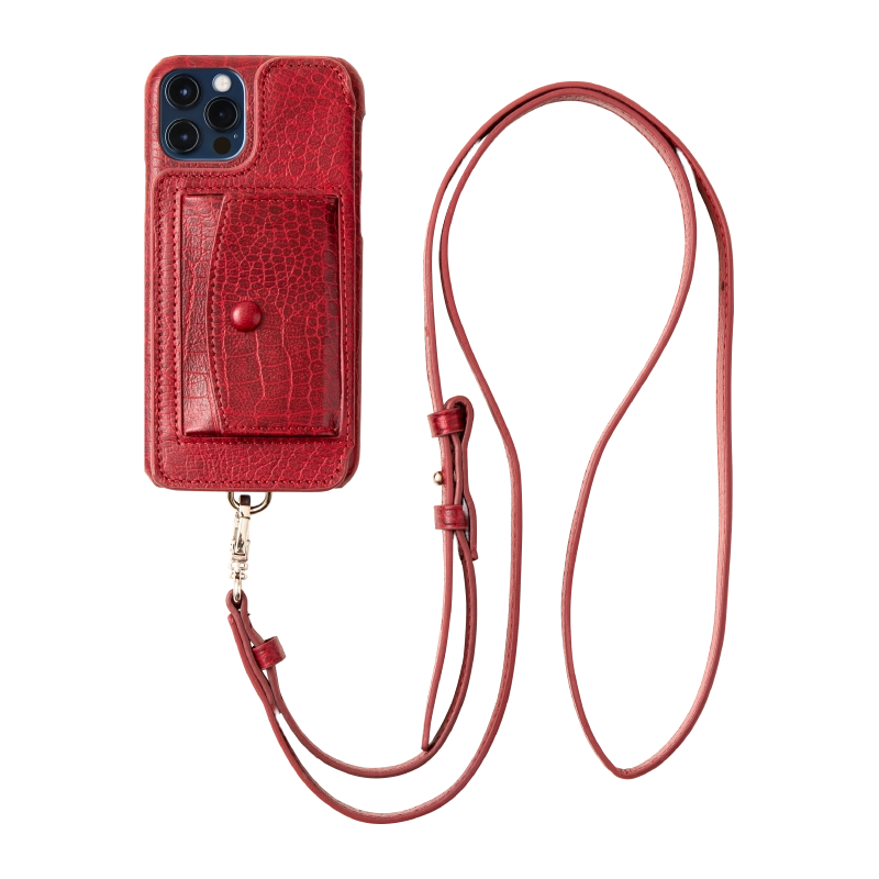 POCHE CROCO (with button) iPhone11Pro