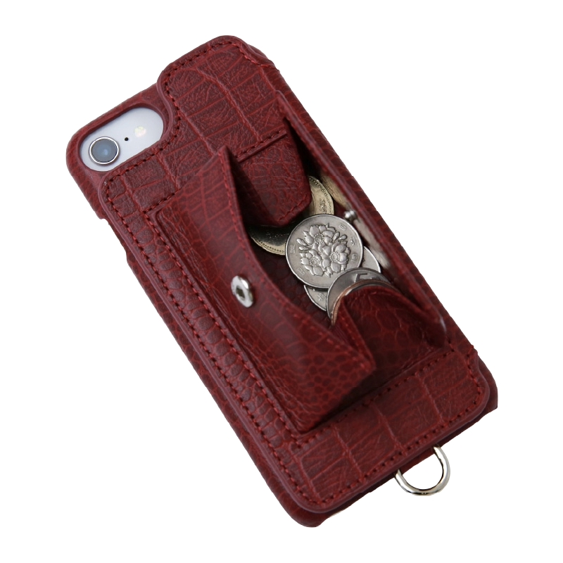 POCHE CROCO iPhoneSE3/SE2/8/7/6s/6