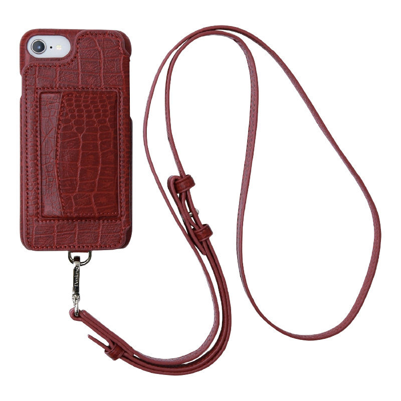 POCHE CROCO iPhoneSE3/SE2/8/7/6s/6