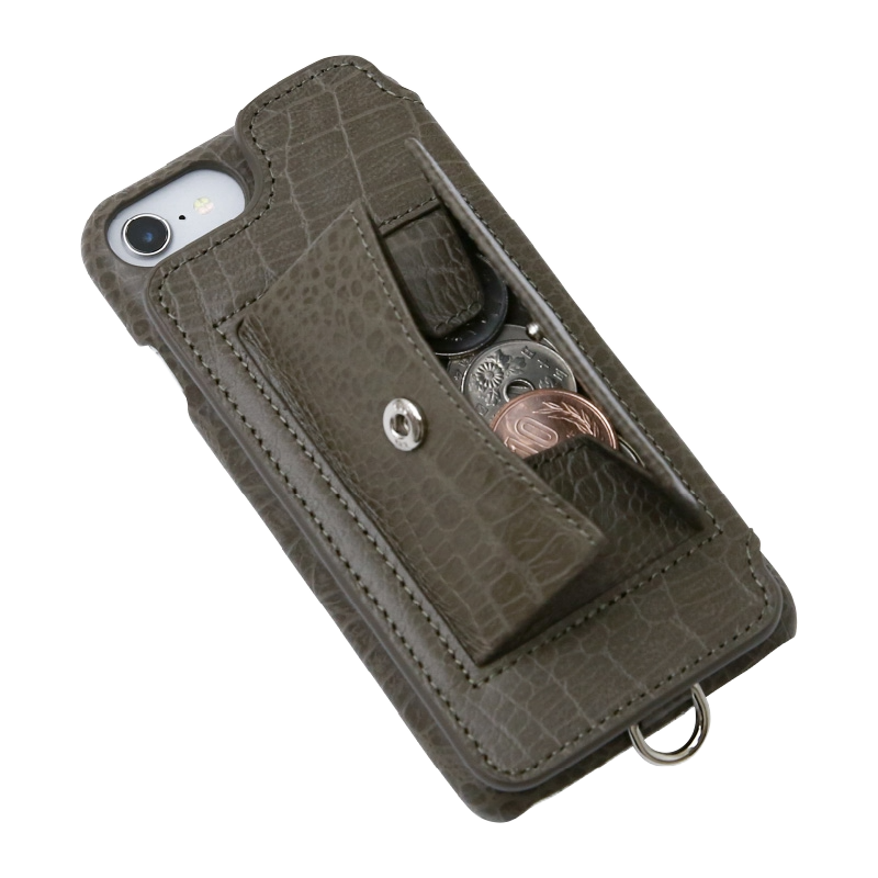 POCHE CROCO iPhoneSE3/SE2/8/7/6s/6