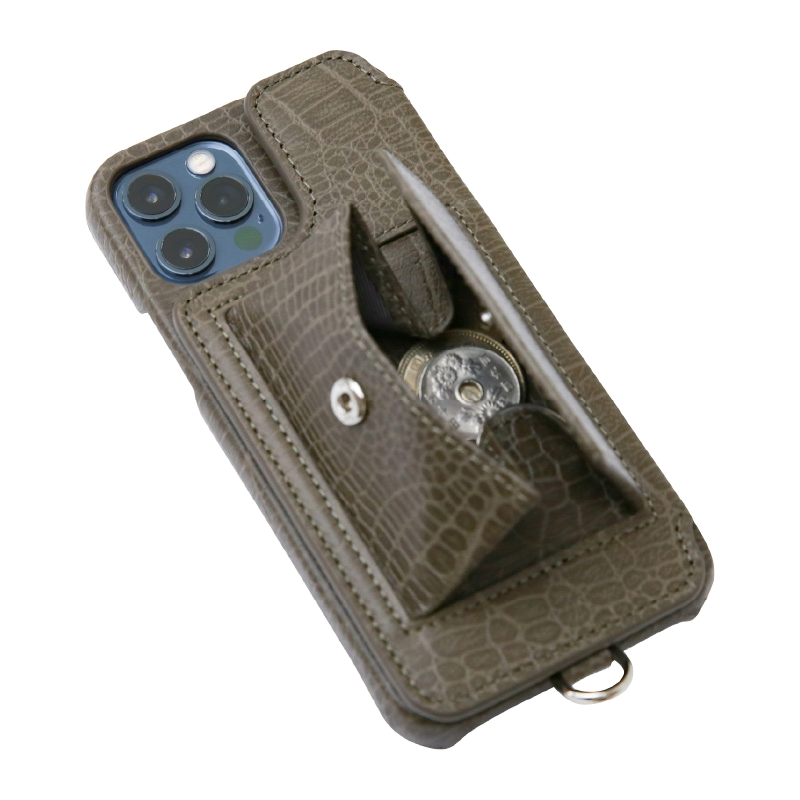 POCHE CROCO iPhone12 Pro/iPhone12