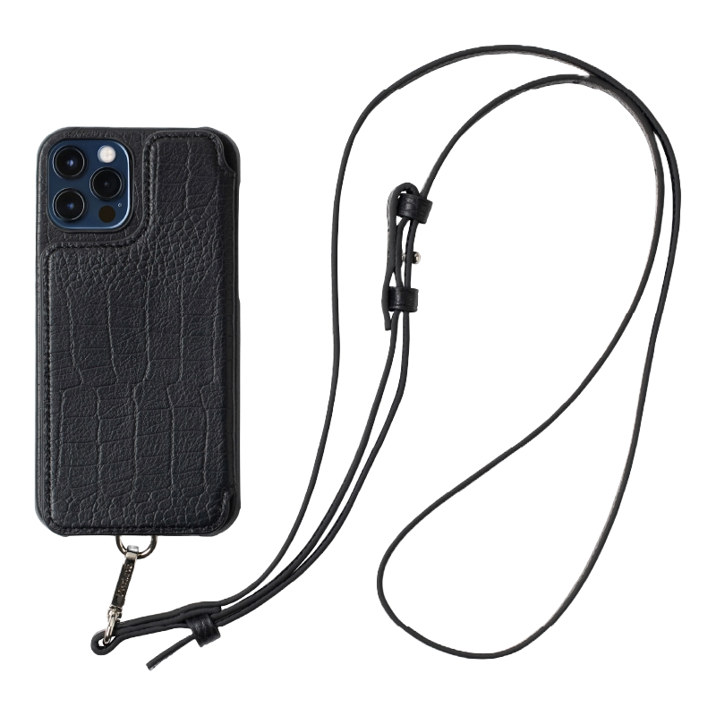 POCHE FLAT CROCO iPhone12 Pro/iPhone12