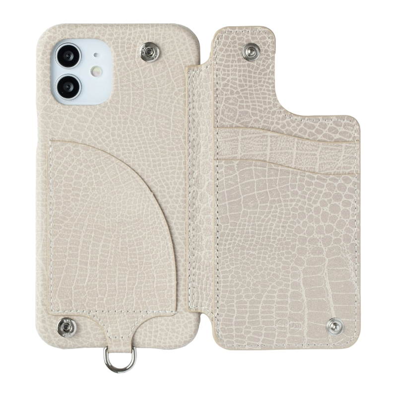 POCHE FLAT CROCO iPhone12 Pro/iPhone12