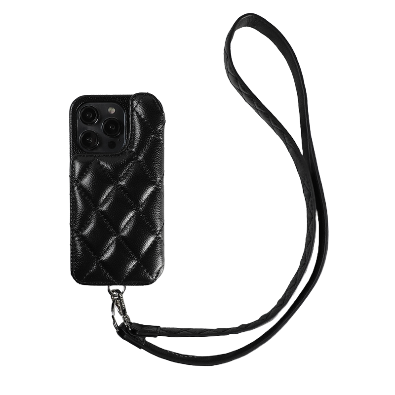 SOPH. Bespoke BALLON LEATHER QUILTING PHONE CASE for iPhone14Pro (Soph x Demiurubo Collaboration Baron)