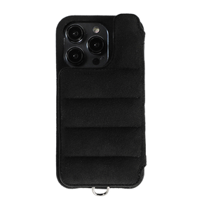DEMIU スタッズ付きブラックレザーiPhone15pro ケース 【公式通販】 DEMIU スタッズ付きブラックレザーiPhone15pro ケース 【公式通販】