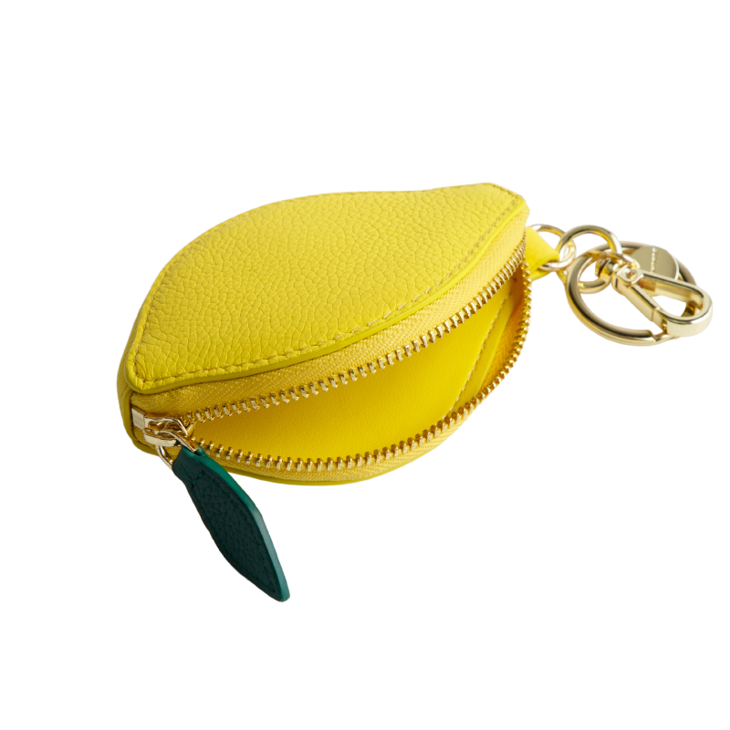 マルコモンドコラボレザーチャーム Lemon coincase