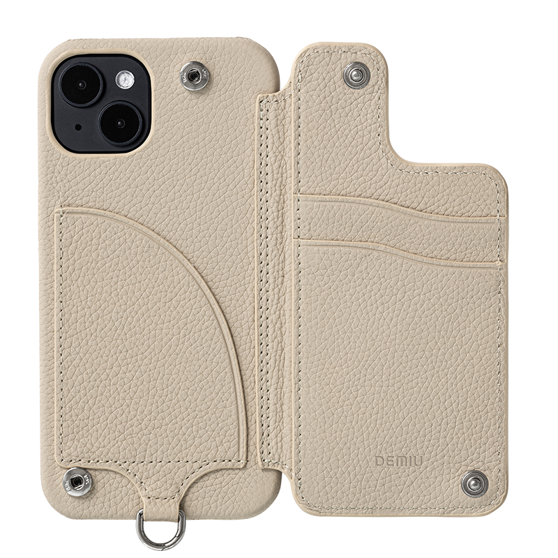 DEMIU デミュウ ベージュ iPhone15pro / ボナベンチュラ DEMIU デミュウ ベージュ iPhone15pro / ボナベンチュラ
