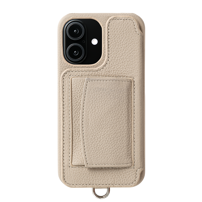 新品　DEMIU iPhone16ケース レザー調 POCHE iPhone16