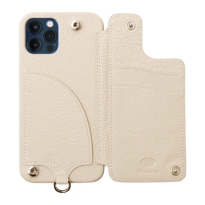 POCHE FLAT ストラップセット iPhone12Pro/iPhone12