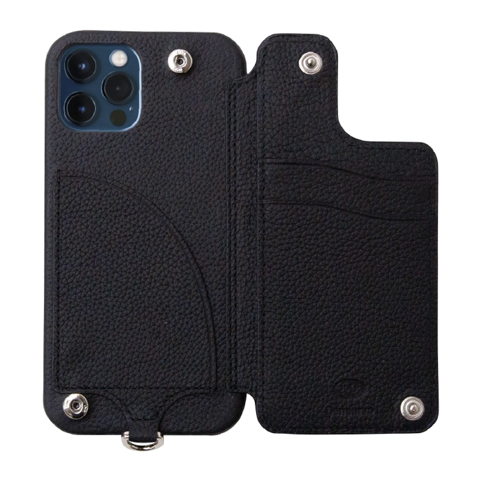 POCHE FLAT ストラップセット iPhone12ProMax