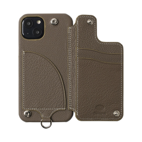 POCHE FLAT ストラップセット iPhone13mini