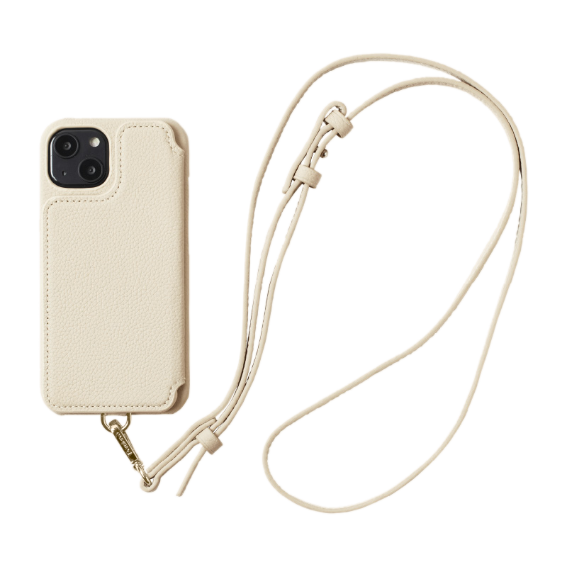 美品 DEMIU POCHEFLAT iPhone15Pro ケース ストラップ POCHE FLAT iPhone15