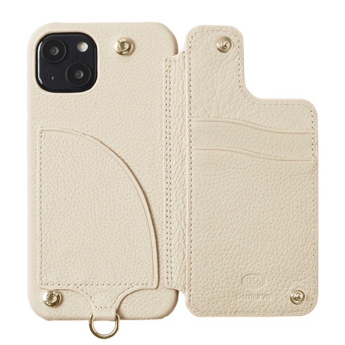 POCHE FLAT ストラップセット iPhone15