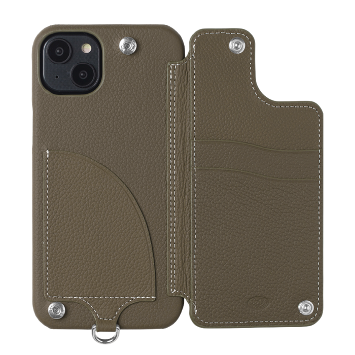 POCHE FLAT ストラップセット iPhone15