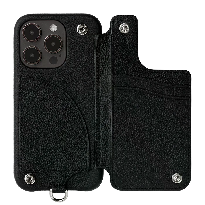 POCHE FLAT ストラップセット iPhone15ProMax