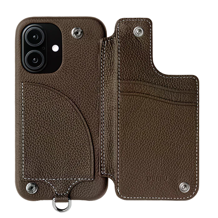 POCHE FLAT ストラップセット iPhone16