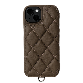 新品未使用】デミュウDEMIU スマホケース クロコエトープ 新品未使用】デミュウDEMIU スマホケース クロコエトープ