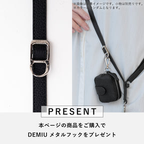 POCHE FLAT ストラップセット iPhone12ProMax