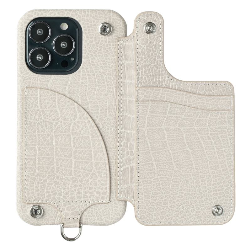 POCHE FLAT CROCO iPhone14Pro POCHE FLAT CROCO iPhone14Pro