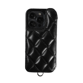SOPH. Bespoke BALLON LEATHER QUILTING PHONE CASE for iPhone14Pro (Soph x Demiurubo Collaboration Baron)